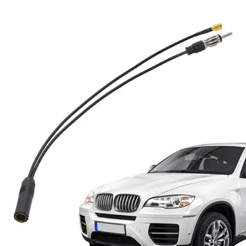 automobilinės antenos stiprintuvo radijo jungtis Stereo kabelis padalintas SMB DIN kabelis antrinės rinkos antenos keitikliui Automobiliniai priedai