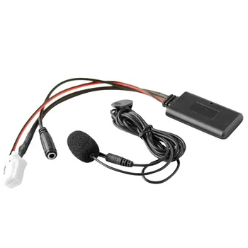 Car Bluetooth 5.0 Aux įvesties garso kabelis Mikrofono laisvų rankų įrangos adapteris 8Pin kištukas Nissan Sylphy Tiida Qashqai Geniss