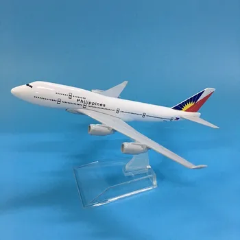 JASON TUTU Orlaivio modelis 1:400 Diecast Metal Filipinai B777 Lėktuvo modelis Lėktuvo modelis 16cm Boeing 747 lėktuvai Lėktuvo žaislai