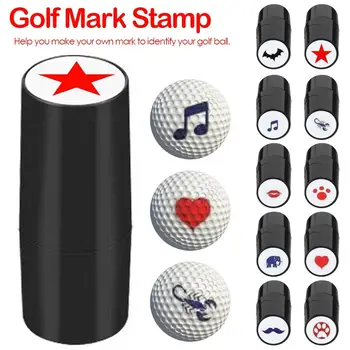 Lauko sporto golfo žaidėjo dovana Plastikinis golfo antspaudas Žymeklis Golfo kamuoliukų štampuotojas Mark Seal golfo priedai