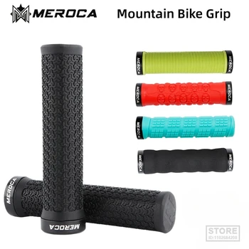 MEROCA Mtb rankogalių rankenos dviračių kalnų dviračių rankenoms Guminis kempinės vairo dangtelis Ergonomiškas užraktas važiuojant dviračiu su kištuku