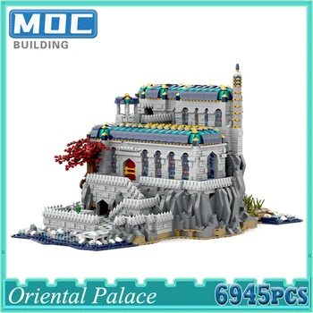 MOC statybiniai blokai Rytų rūmų architektūra Plytos Plytų modelis Plytos Rinkinių kolekcijos Gimtadienio žaislai Kalėdinės dovanos