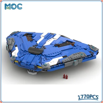 NAUJAS planas MOC erdvėlaivio modelis Mikroskalė Kobra mk3 statybinis blokas 