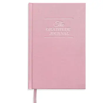 No Bleed Gratitude Journal Premium A5 Gratitude Journal with Linen Hardcover Ribbon Bookmark Storas popierius Rūpinimasis dėkingumu