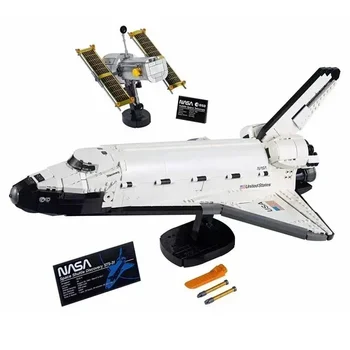 SANDĖLYJE 10283 kaladėlės 63001 Erdvėlaivio modelis Statybiniai blokai Plytos Kosmoso agentūra Kūrybiniai žaislai Vaikų gimtadienis Dovanos