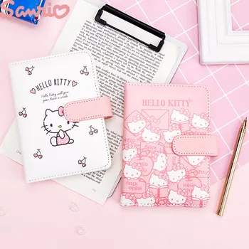 Sanrio Anime Hello Kitty A6 Notebook Cartoon Diary Memo Pad Notepad Girl Students Planners School Supplies Stationery Wholesale