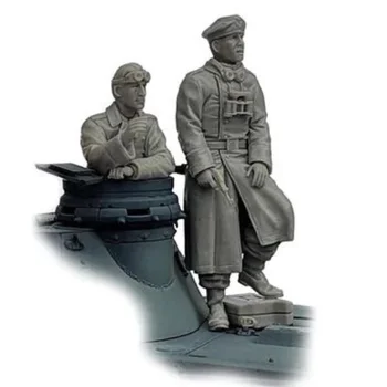 1/35 Dervos figūrėlė Surinktas modelio rinkinys Tanko kareivis 2 Žmonės Nesurinkta ir nedažyta miniatiūrinė statula 937