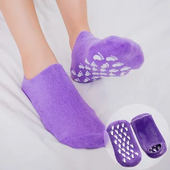 1 pora Daugkartinio naudojimo SPA gelinės kojinytės Drėkinamasis balinimas Šveičiamasis aksomas Sklandus grožis Pėdų priežiūra Silikoninės kojinės Pėdų priežiūra