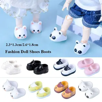 10 Stiliai Aukšta kokybė ob11 Lėlių lėlių aksesuarai Madingi sandalai PVC lėlė Dėvėti mielus batus 1/12 lėlių batai