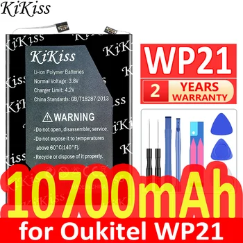 10700mAh KiKiss galinga baterija WP21 (S105), skirta Oukitel WP21