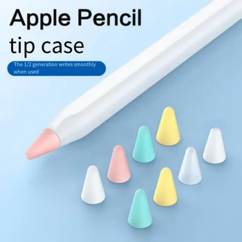 10PCS Nauja mada, tinkanti Apple Pen 1 kartos 2 kartos rašiklio dangtelio rašiklio galvutės popieriaus pavidalo plėvelei