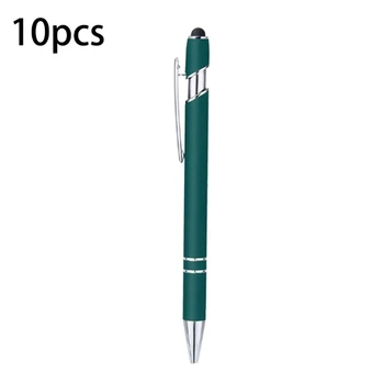 10x metalinis talpinis rašiklis Smooth Tušinukas 1,0 mm juodas tušinukas su rašikliu daugumai talpinių ekranų