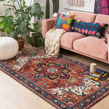 120x160cm svetainės kilimėlis šalis Persų geometrinio etninio stiliaus svetainė miegamasis prie lovos kilimas grindys kilimėliai miegamajam