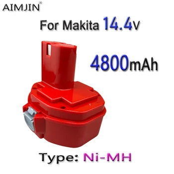 14.4V 4800mAh Ni MH įkraunama baterija, tinkama Makita PA12 PA14 PA09 PA18 akumuliatorinių elektrinių įrankių keitimui