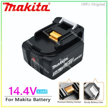 14.4V Makita 3000mAh BL1415 BL1440 196875-4 194558-0 195444-8 3.0Ah 14.4V Makita įkraunama baterija LED indikatoriui