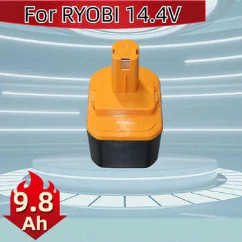 14.4V Ni-MH 9800mAh pakaitinė baterija, suderinama su Ryobi R10521 RY6201 RY6202 130224010 130224011 Akumuliatoriniai elektriniai įrankiai