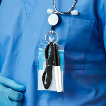 15 vienetų sulankstomos saugos žirklės Daugiafunkciai sulankstomi spalvingi medicinos reikmenys Smulkių smailių spalvų nešiojamų slaugytojų rašiklių pakuotė