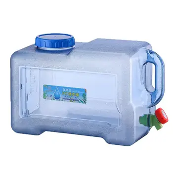 18L litro maisto kokybės PC vandens konteineris automobilinis vandens ąsotis konteineris su snapeliu Nešiojama rankena lauko piknikas, tinkamas namams automobiliuose