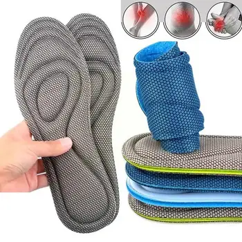 1Pair atminties putos Ortopedinis batų padas Unisex dezodoravimas Absorbcija Prakaito įdėklas Batai Pagalvėlės Batų bėgimo sportas P4O5
