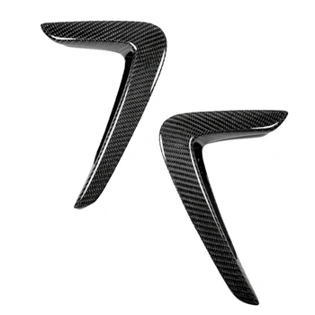 1Pair Real Carbon Fiber Car Fender Trim Air Wing for BMW F32 F33 F36 2014-2020 Side Body Air Release Cover Inadoption Grille