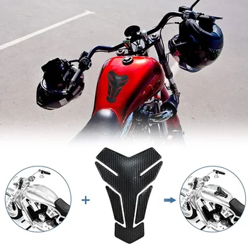1pc 3D motociklų bako trinkelių apsaugos dėklo lipdukas Gazolio kuro lipdukas Motociklo lipdukas Honda Suzuki Kawasaki Victory Ducati