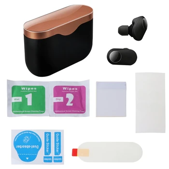 1Set High Transparent Protective Film Sleeve Anti-scratch Skin Protector for So-ny WF-1000XM3 Bluetooth suderinamos ausinės