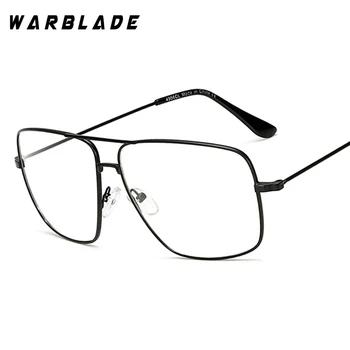 2020 Lengvi ir elegantiški retro klasikinio metalo rėmo akiniai Trumparegystės akiniai Moterys Vyrai Kvadratiniai skaidrūs akiniai Akiniai WarBLade