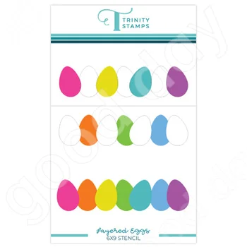 2023 Naujas atvykimas Išskirtiniai kiaušiniai Sluoksniuota gamyba Trafaretas Iškarpų knyga Dienoraščio dekoravimo reljefinis šablonas 