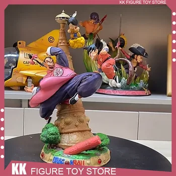 27.5cm Dragon Ball Z Anime figūrėlė Tao Pai Pai Figūrėlė Tao Pai Pai Vs Son Goku statula PVC veiksmo figūrėlių kolekcijos modelis Žaislų dovanos