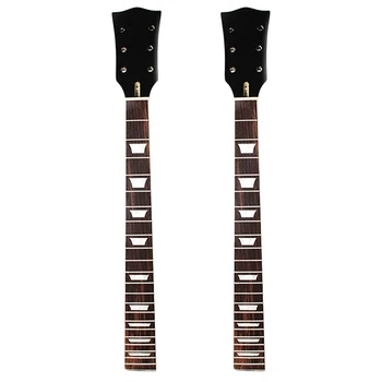 2Pc Elektrinės gitaros kaklas Gibson Les Paul Lp dalys Maple Rosewood 22 Fret