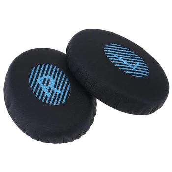 2Pcs Pakaitiniai ausų pagalvėlės Ausinės pagalvėlės Pagalvėlės Ausinių dangteliai Bose Oe2 Oe2I Soundtrue ausinių mėlyna