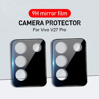 2vnt 3D lenkto grūdinto stiklo galinės kameros objektyvo apsauginis dangtelis, skirtas vivo V27 Pro V27E s16 V 27 E pro v27Pro objektyvo apsaugos dėklas