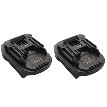 2X Bps18m akumuliatoriaus adapteris juodai & Decker 20V ličio porterio kabelis 20V ličio baterija Makita Bl1830 18V baterija
