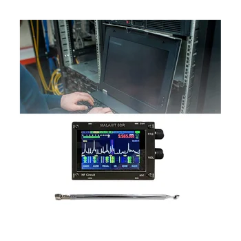 3,5 colio jutiklinis ekranas Malachitas SDR Pro radijas 50KHz-2GHZ visos juostos aviacijos juostos DSP SDR imtuvas su
