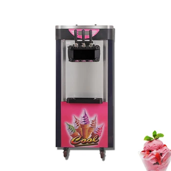 3 skoniai - komercinis minkštų ledų aparatas Vertikali šaldyto jogurto mašina