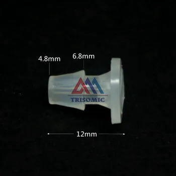 4.8mm vamzdžio galinio dangtelio kištukas su spygliuota medžiaga PP Maisto klasė arba į geriamąjį vandenį -30–160 laipsnių Celsijaus
