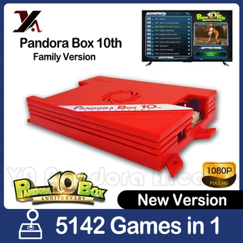 5142 In 1 Pandora Box 10th Anniversary Family Version Arcade Game Mainboard WiFi 1080P Support HDMI VGA Output 3P/4P MultiPlayer