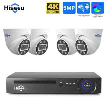 5MP 8MP 4K CCTV Surveillance Security External IP POE Camera System Kit Set Home Street 8 POE Ports 16CH NVR Video Recorder