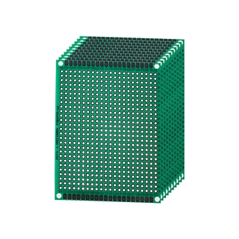 5PCS PCB plokštės vienos pusės prototipo plokštė 6 * 8CM žalia 