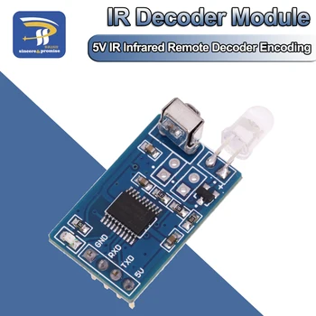 5V IR infraraudonųjų spindulių nuotolinio dekoderio kodavimo siųstuvas ir imtuvas Belaidis modulis Arduino