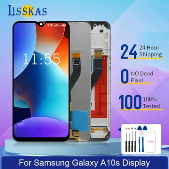 6.2'' A10S ekrano keitimas, skirtas Samsung Galaxy A10s A107 A107F LCD ekrano jutiklinio ekrano skaitmeninimo įrenginio surinkimui