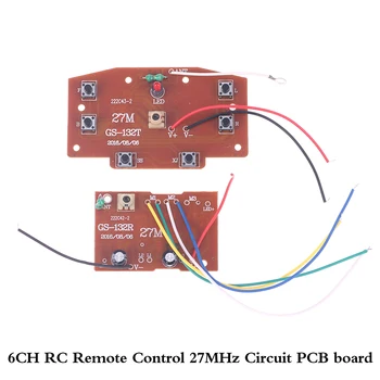 6CH 2.4G nuotolinio valdymo pultas Aukštos kokybės 27MHz grandinės PCB siųstuvo imtuvo plokštė 
