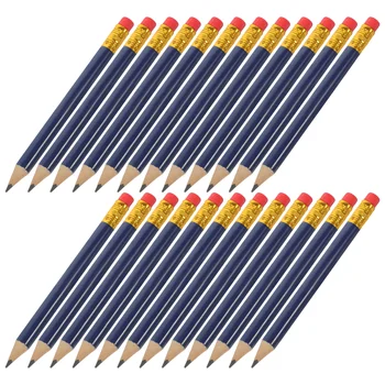 72vnt Maži pieštukai Studentai Nešiojami rašymo pieštukai