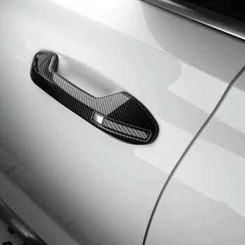 Anglies pluošto durų rankenos dangtelio apdaila Hyundai Palisade 2019-2022 automobilio išorės stiliaus aksesuarai kairės rankos pavara