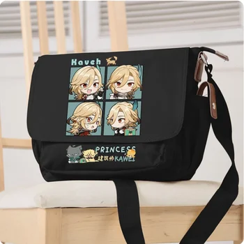 Anime Genshin Impact Kaveh Cosplay Casual Oxford Messenger Bag Schoolbag Shoulder Bag Student Teenage Gift B166