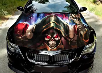 Anime Overlord Custom automobilio gaubtas Vinilo lipdukai Apvynioti vinilo plėvelė Variklio dangtelis Decals lipdukas Automobilis Auto priedai Dekoravimo dovana