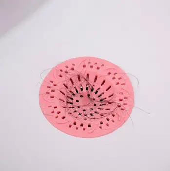 Anti-užsikimšimas Kanalizacija Plaukų kamščio dangtelis Filtro kriauklės filtras Silikoninis vonios kambario virtuvės dušo reikmenys LX6626