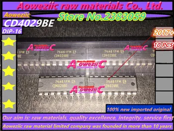 Aoweziic 10PCS 100% naujas importuotas originalus CD4029BE CD4029 CD4016BE CD4510BE CD4510 CD4516BE CD4516 DIP-16 skaitiklio daliklis