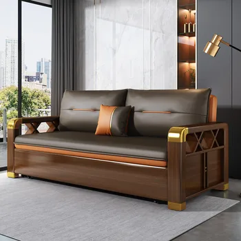 Atpalaiduojančios modernios puošnios sofos kėdės Minkštos Šiaurės šalių paprastas dizaineris Puffs Sofa Lounge Wood Divano Soggiorno Di Lusso Namų baldai