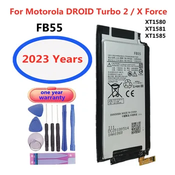 Aukštos kokybės FB55 akumuliatorius 3550mAh skirtas Motorola Moto DROID Turbo 2 Turbo2 XT1585 XT1581 XT1580 Moto X Force Telefono baterija Bateria